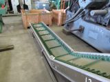 Inclined Conveyor 14” wide plastic chain